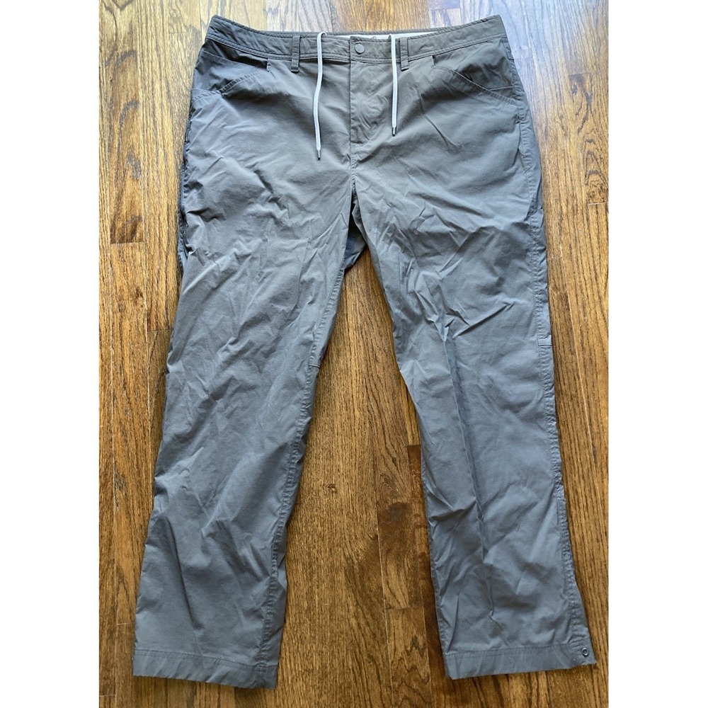 Stio Pants Mens Size 40x30 Gray Cut Bank Lightweight Fishing Hiking Quick Dry